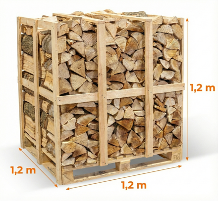 TVRDÉ - Ukladané VEĽKÁ PALETA 1,2m x1,2m x1,2m 